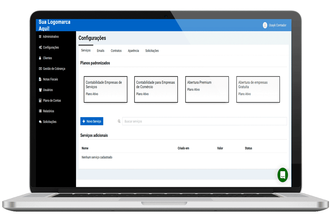 aplicativo do contador online Plataforma para escritório contábil